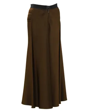 Brown Maxi Skirt