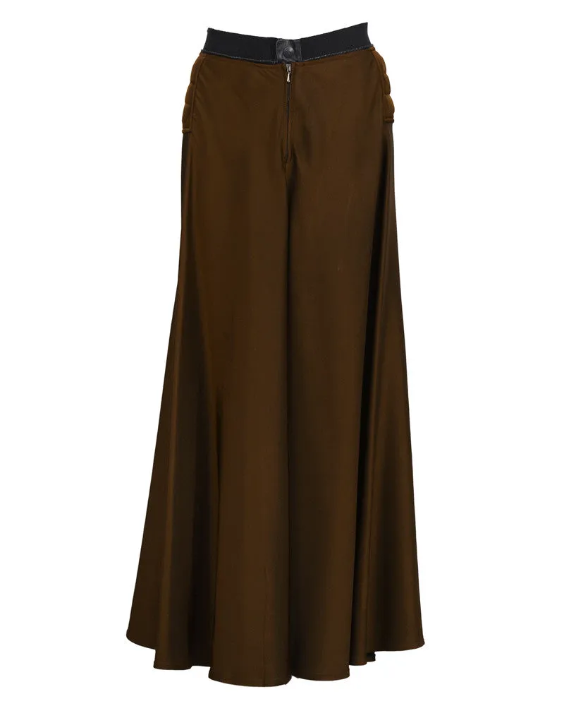 Brown Maxi Skirt