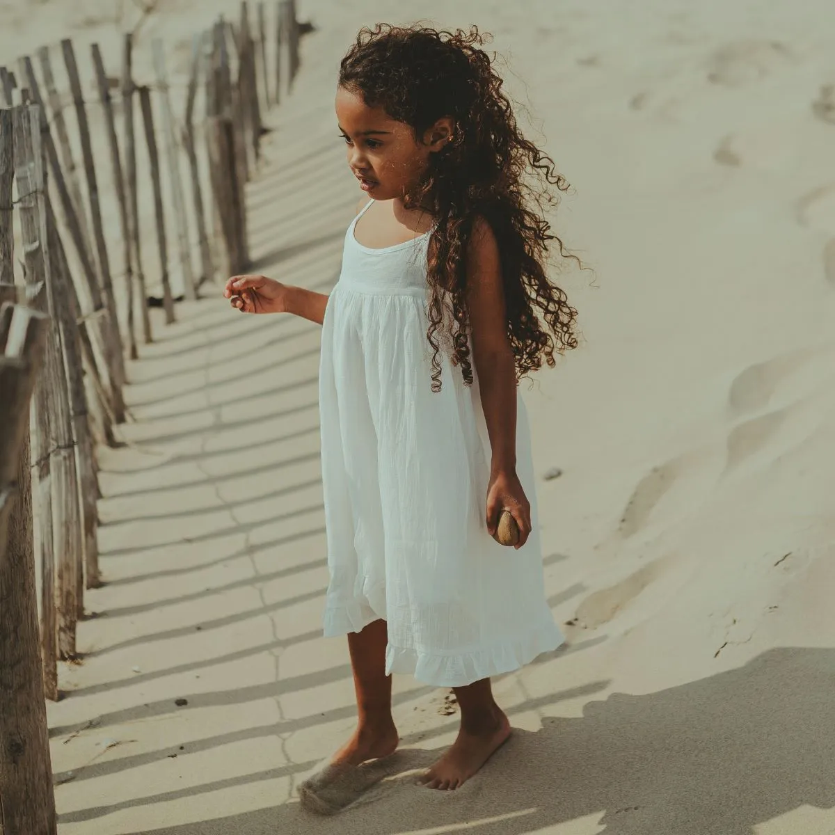 Camille Dress - Daisy White