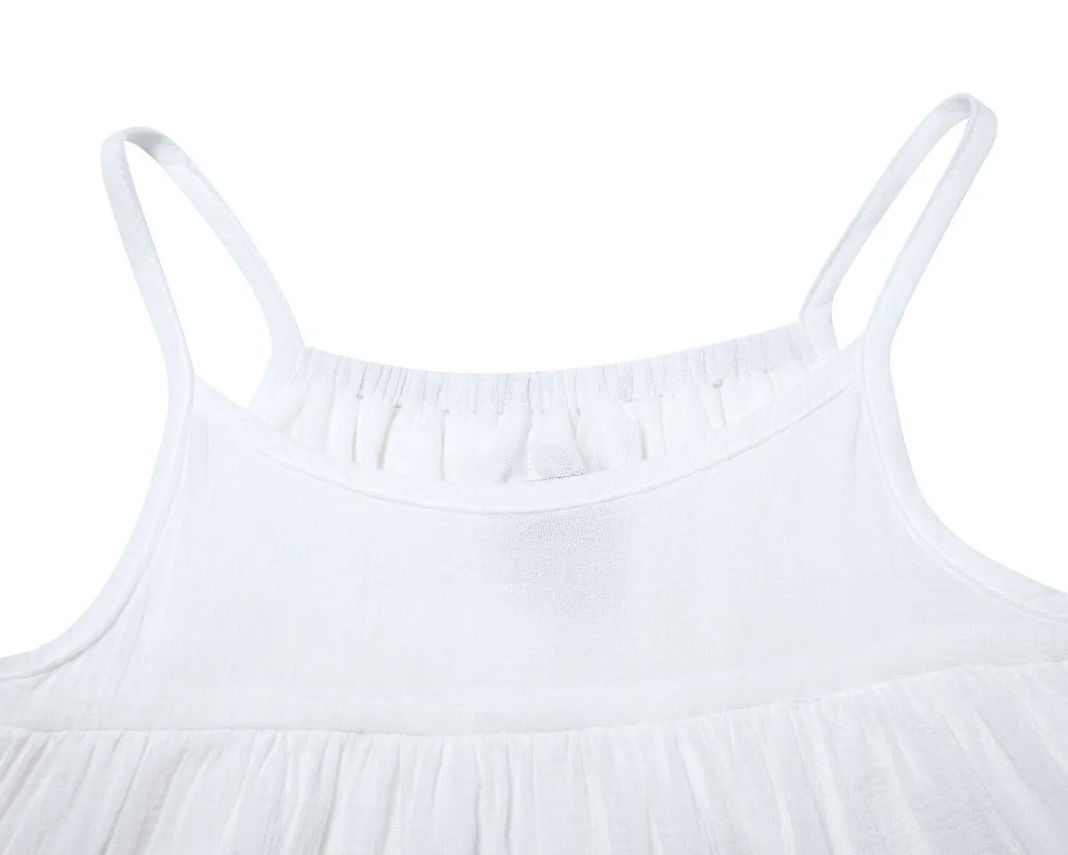 Camille Dress - Daisy White
