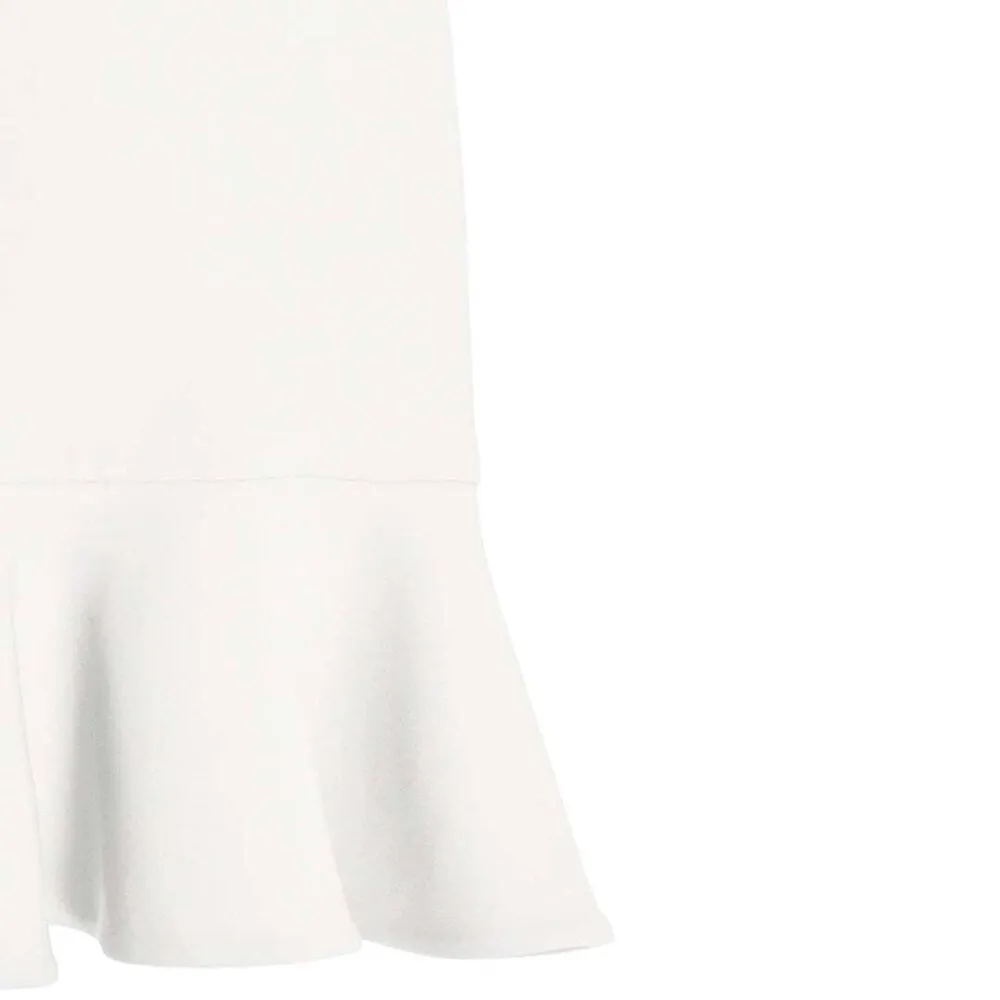 Camille Flared Skirt - White
