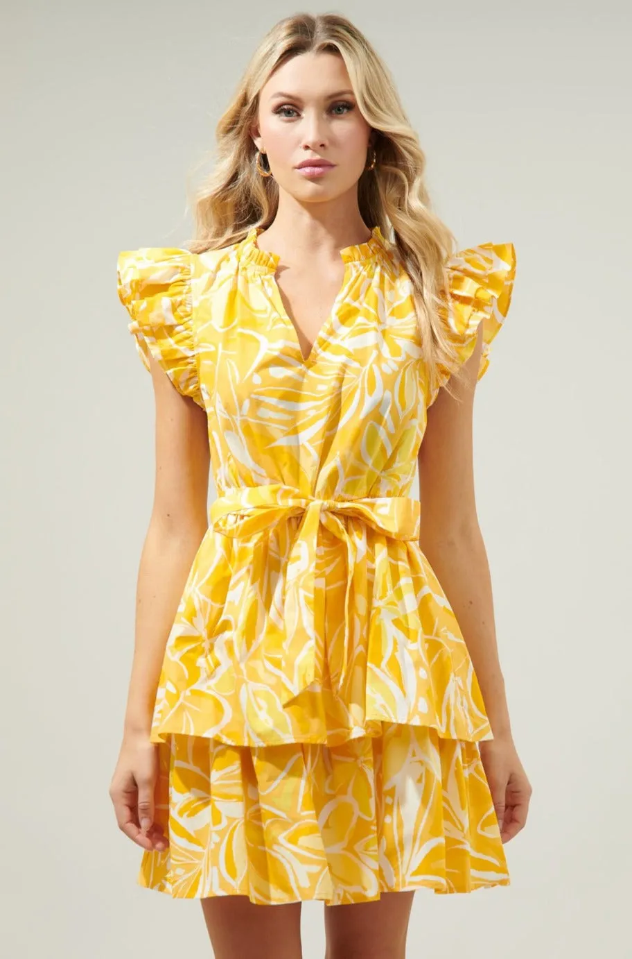 Canary Floral Dress