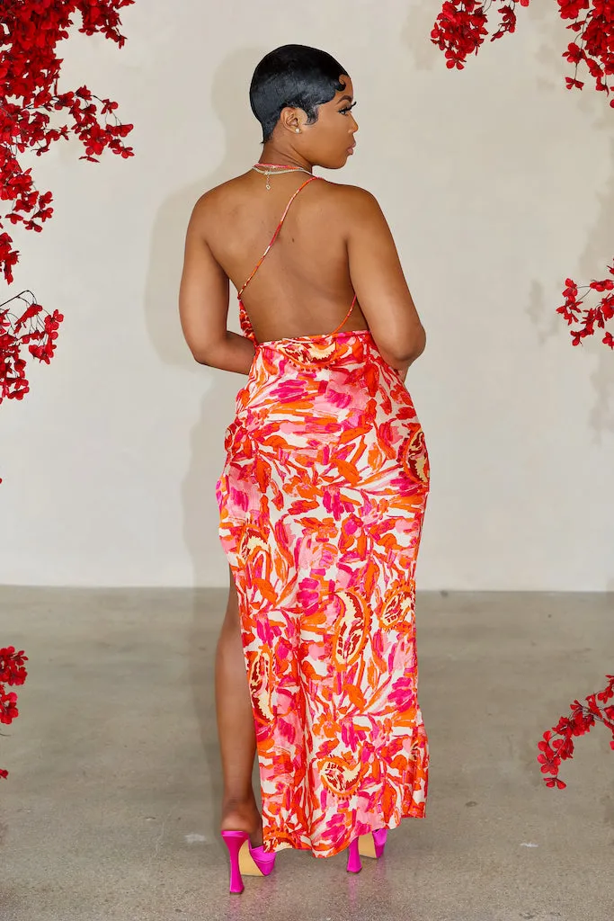 Cassie Maxi Dress (Fuchsia)