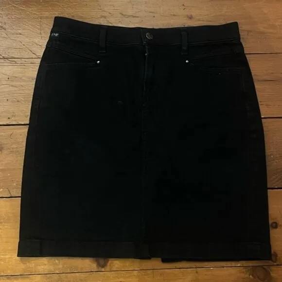 Citizens of Humanity Black Havana Pencil Skirt Denim Short Mini Skirt COH