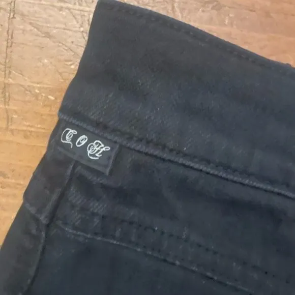 Citizens of Humanity Black Havana Pencil Skirt Denim Short Mini Skirt COH