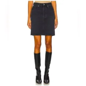 Citizens of Humanity Black Havana Pencil Skirt Denim Short Mini Skirt COH