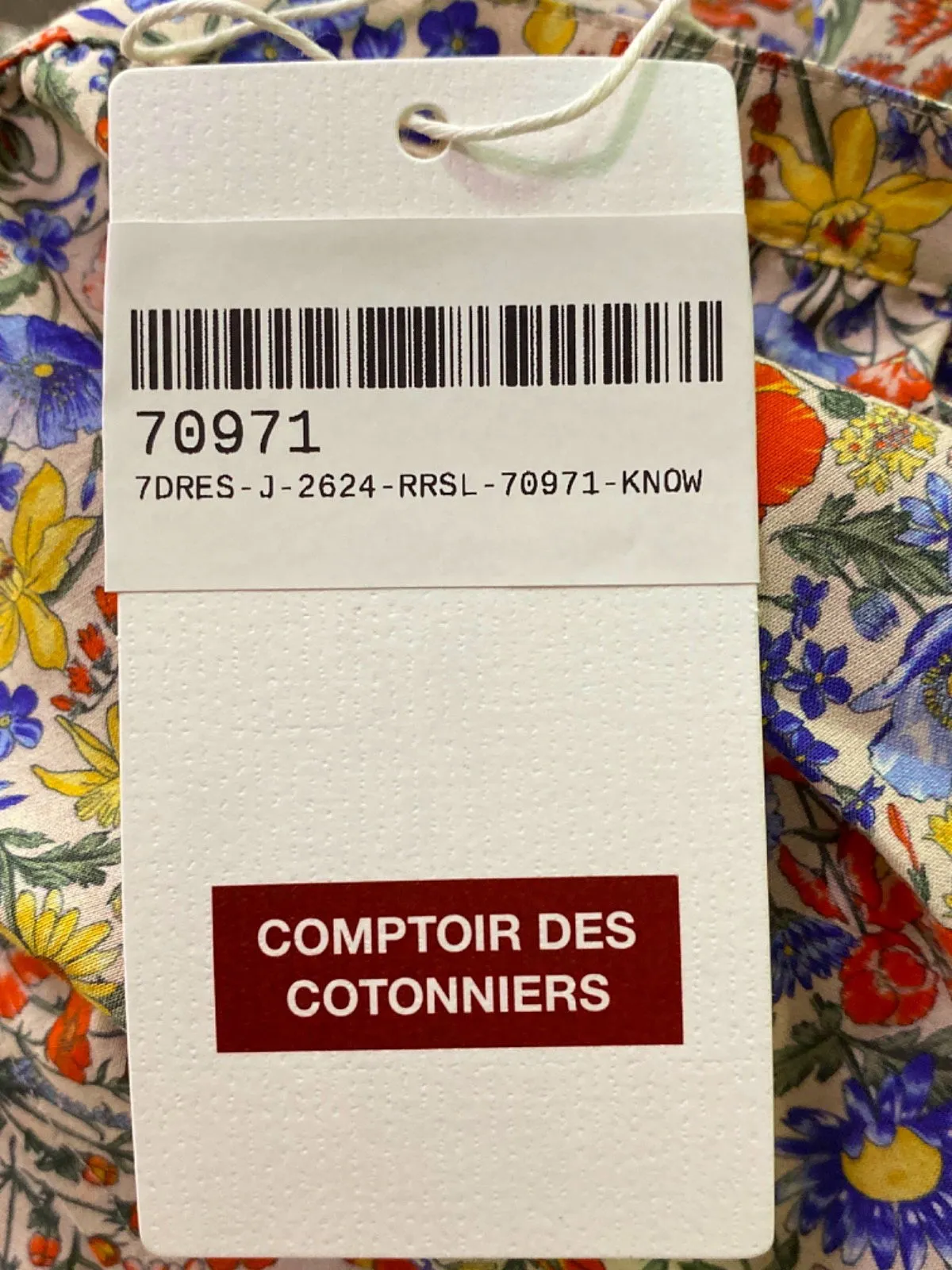 Comptoir des Cotonniers Floral Prairie Gardenia Dress 38 UK 10