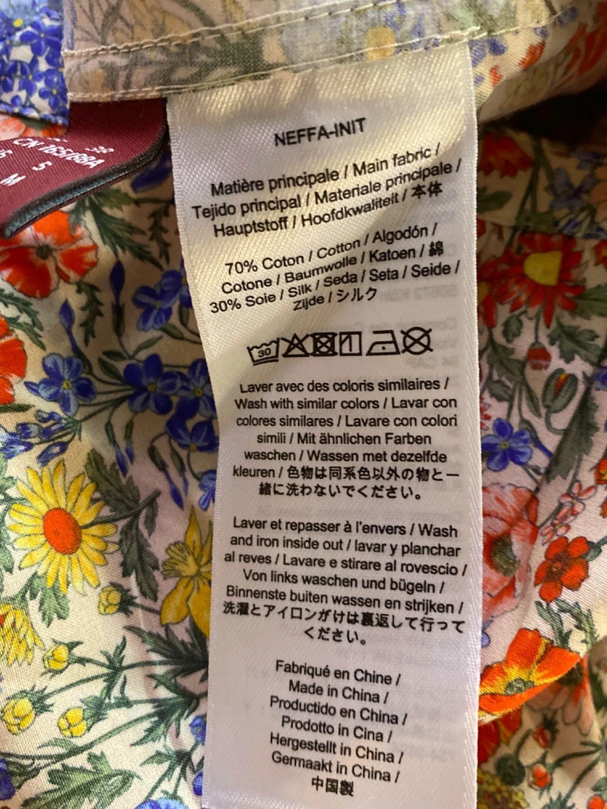 Comptoir des Cotonniers Floral Prairie Gardenia Dress 38 UK 10