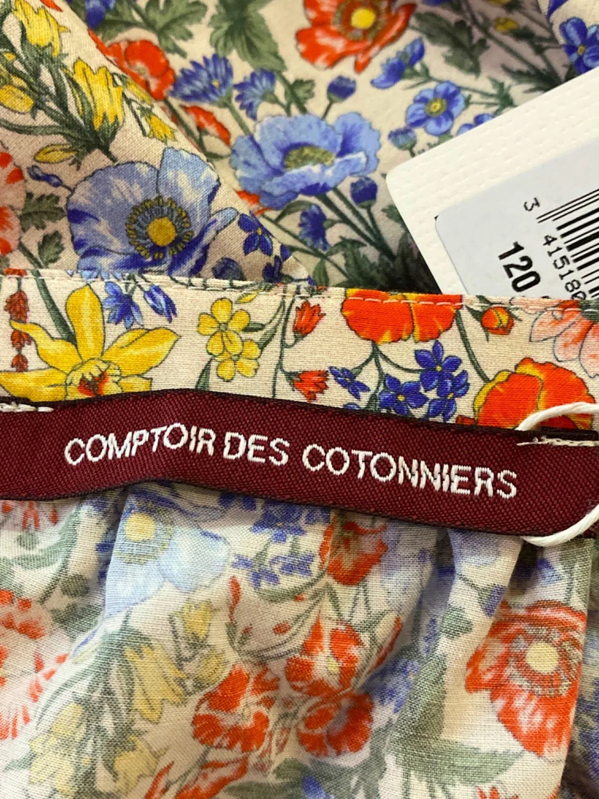 Comptoir des Cotonniers Floral Prairie Gardenia Dress 38 UK 10
