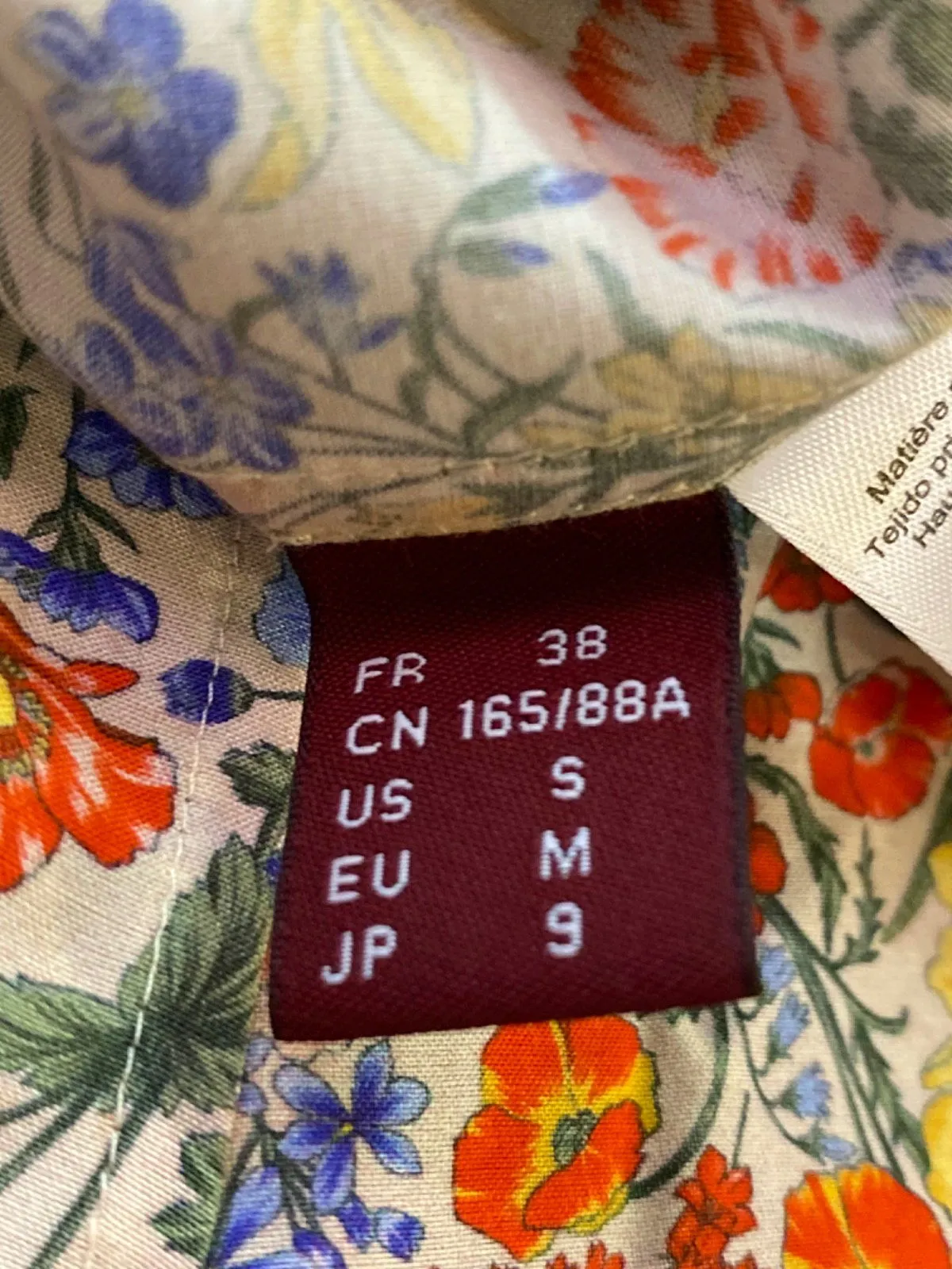 Comptoir des Cotonniers Floral Prairie Gardenia Dress 38 UK 10