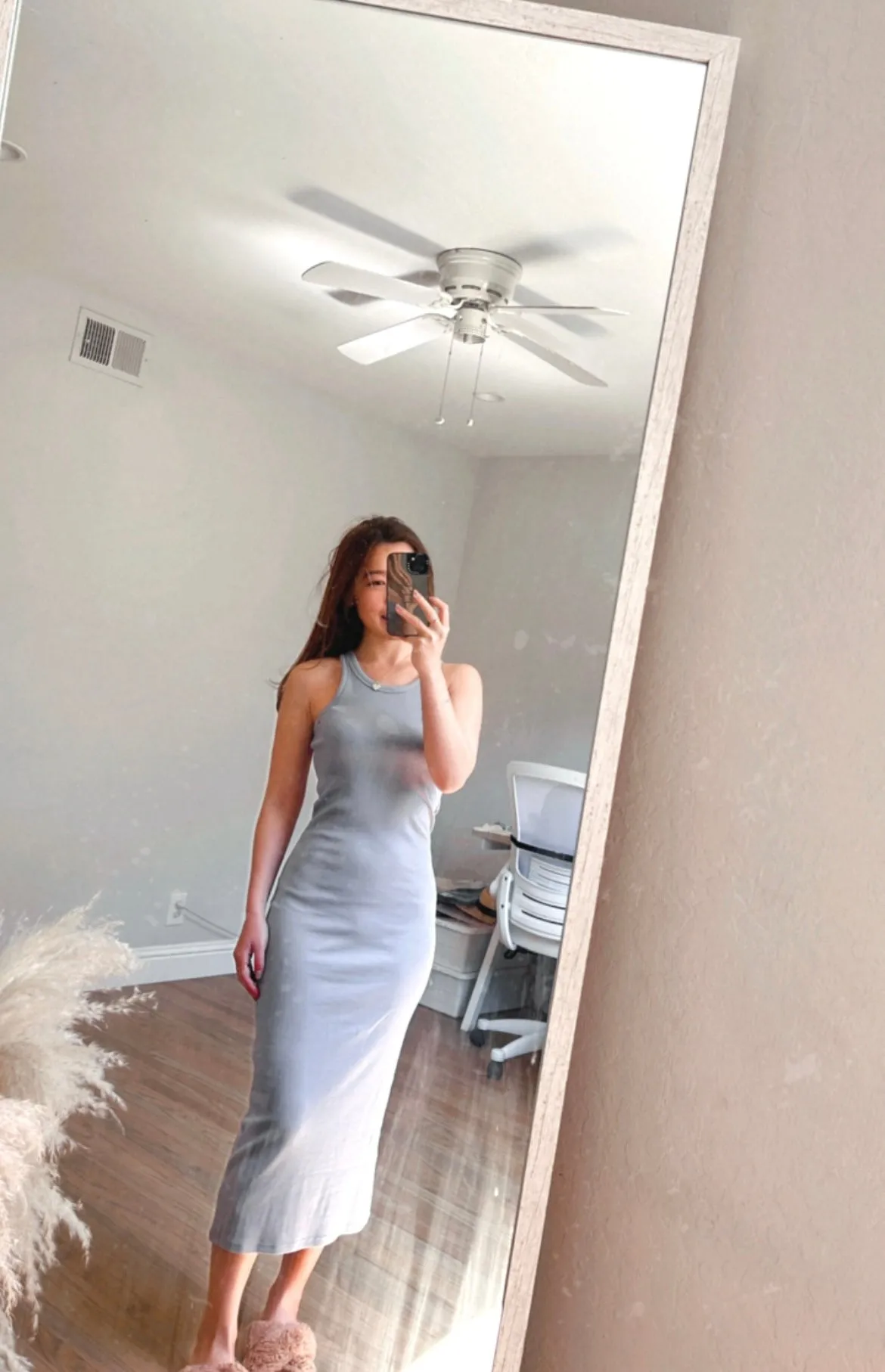 Cotton Contour Ribbed Tank Dress
