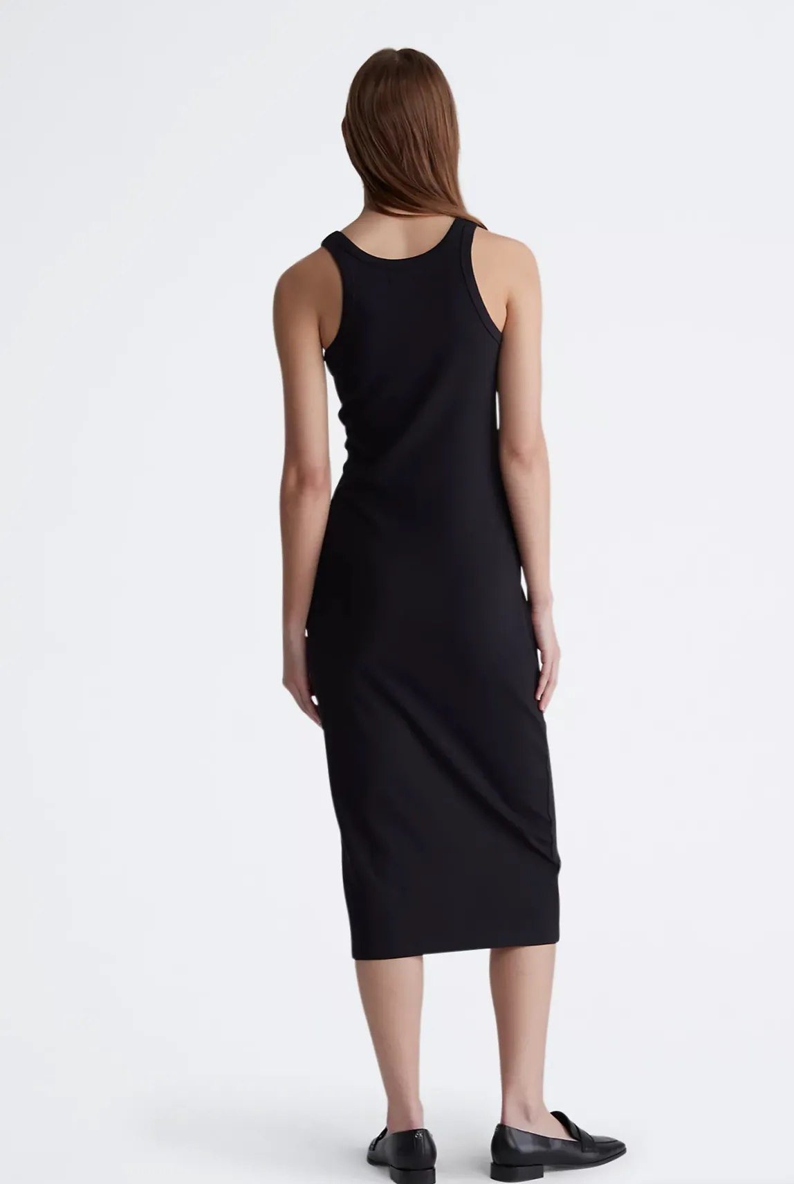 Cotton Contour Ribbed Tank Dress