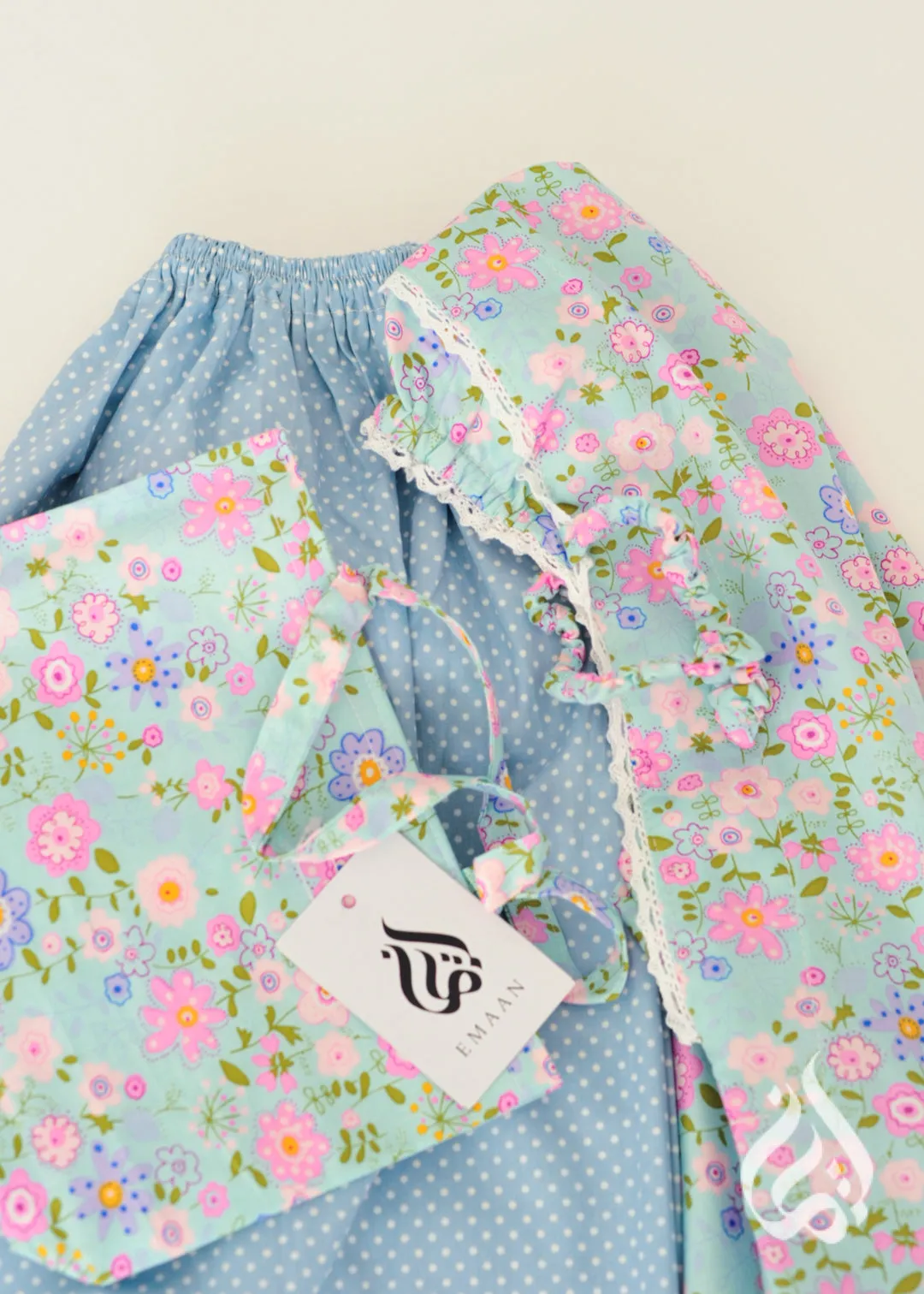 Cotton Prayer Outfit for Girls - Small