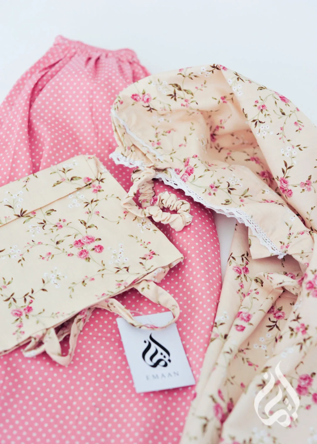 Cotton Prayer Outfit for Girls - Small