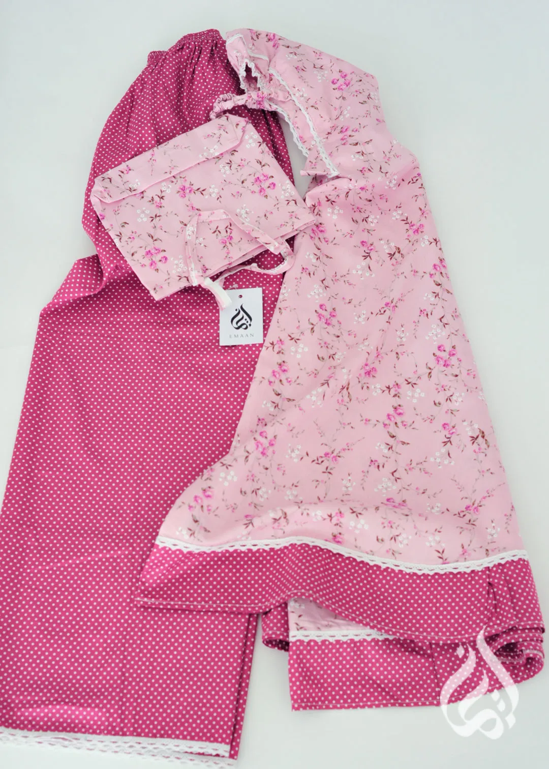 Cotton Prayer Outfit for Girls - Small