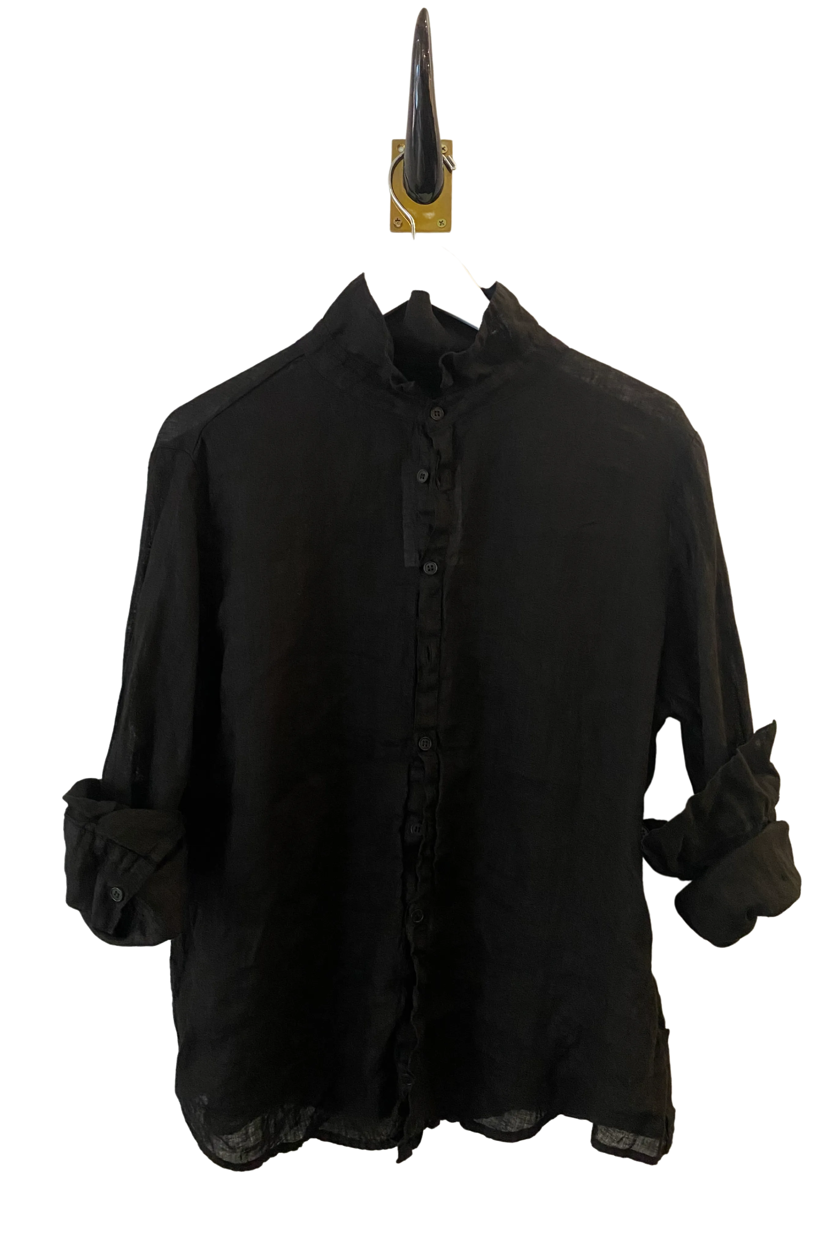 CP Shades Black Linen Romy Shirt