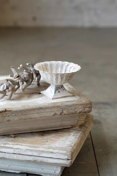 Cream Pleated Dish