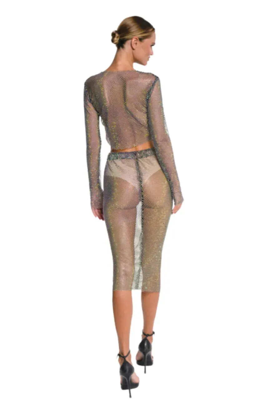 Crystal Net Skirt