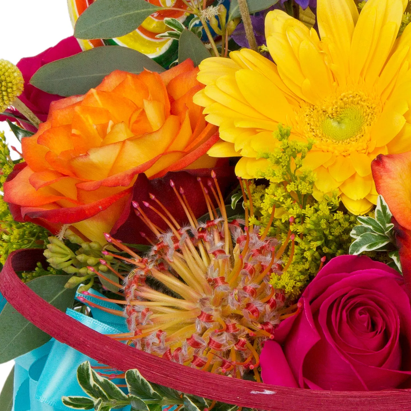 Custom Floral Designs Red/Oranges