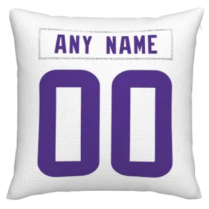 Custom MN.Vikings Pillow Decorative Throw Pillow Case - Print Personalized Football Team Fans Name & Number Birthday Gift Football Pillows