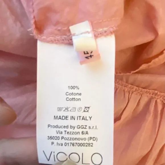Custom Hand Dyed Vicolo Pink Maxi Skirt