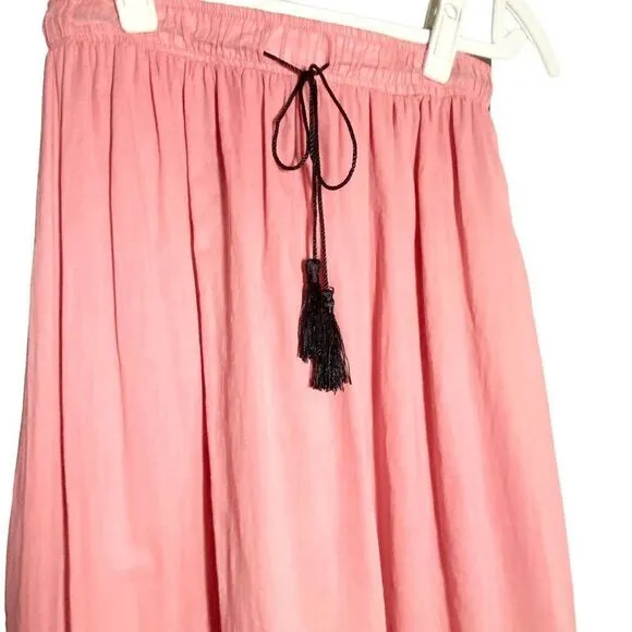 Custom Hand Dyed Vicolo Pink Maxi Skirt