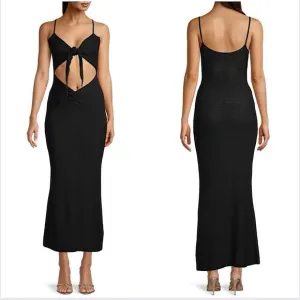 DANIELLE BERNSTEIN Knot-Front Cutout Maxi‎ Dress Size XL New with Tags