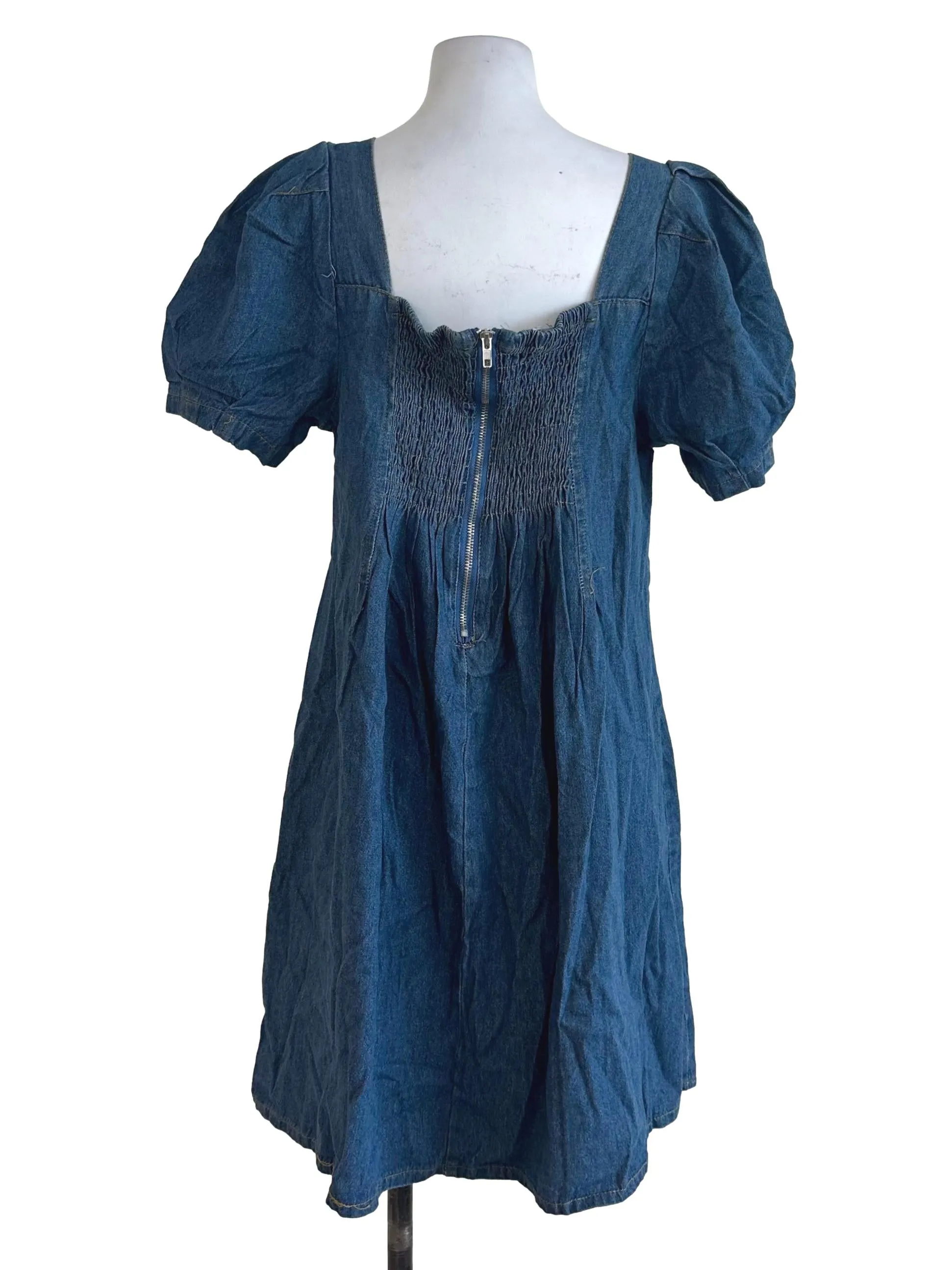 Dark Blue Denim Dress