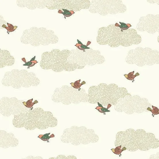 Dashwood Studio - Doodle Days - Clouds - Ivory