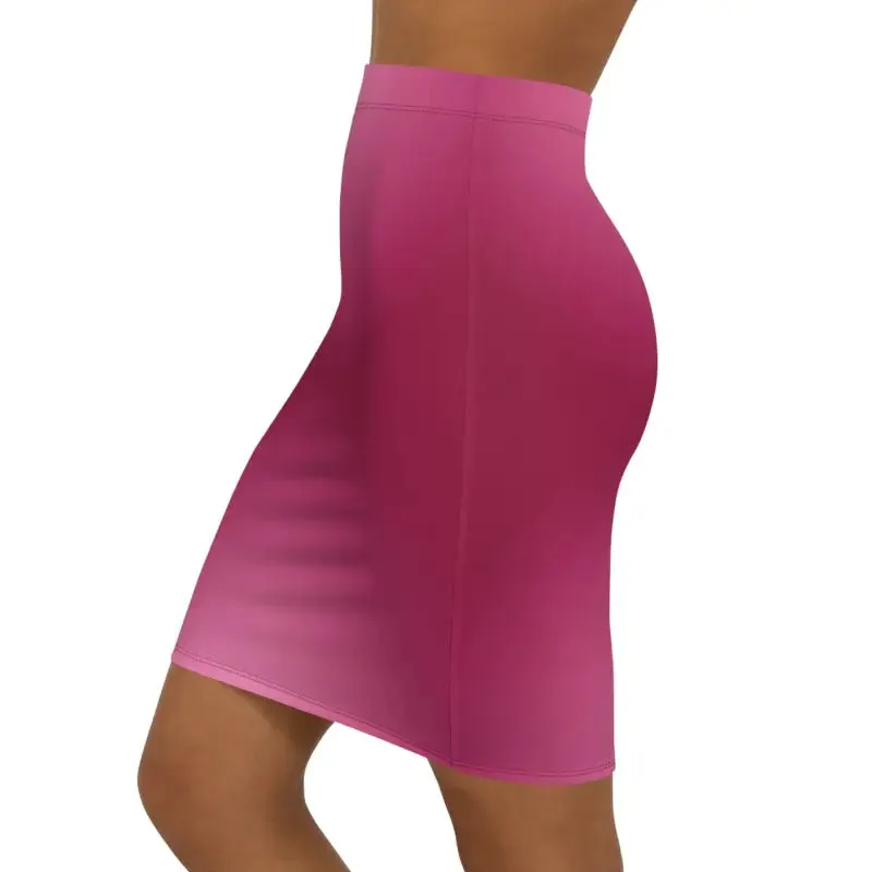 Dazzle in Magenta Colored Women's Mini Skirt