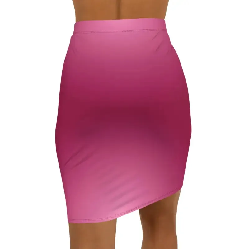 Dazzle in Magenta Colored Women's Mini Skirt