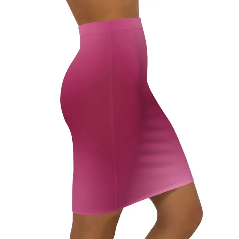 Dazzle in Magenta Colored Women's Mini Skirt