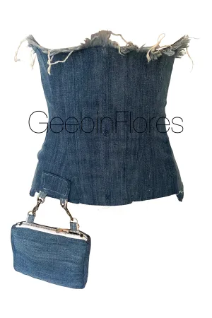 Delia Denim Corset