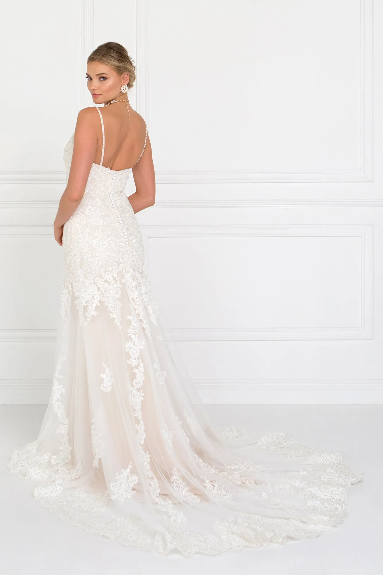 Delta Wedding Dress Tulle Skirt Sweetheart Neckline Spaghetti Straps 2601515HXR