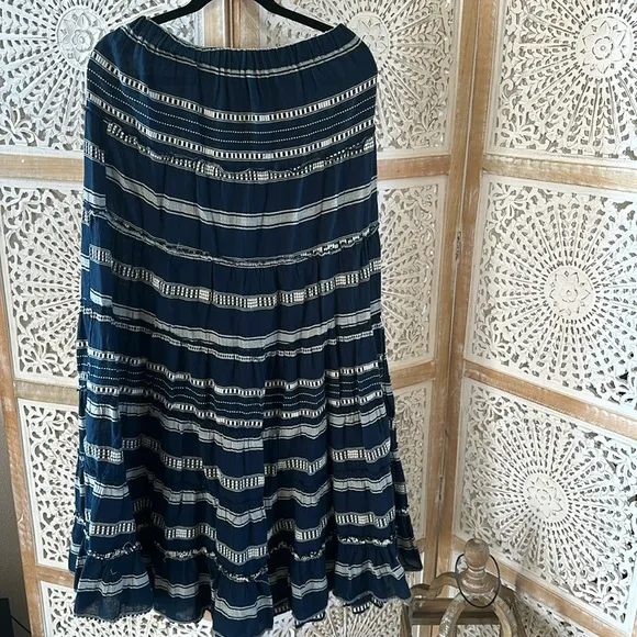 Denim &amp; supply Ralph Lauren boho prairie maxi skirt