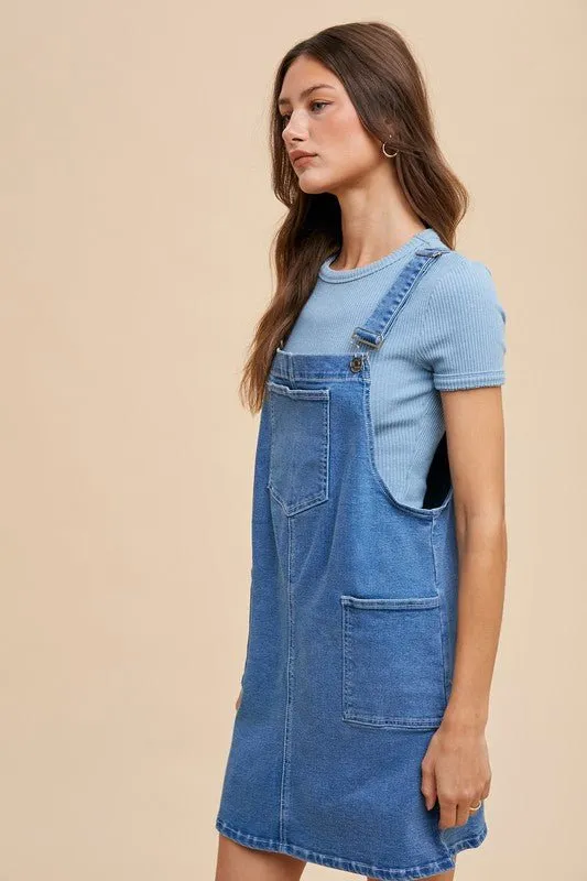 Denim Overall Dress