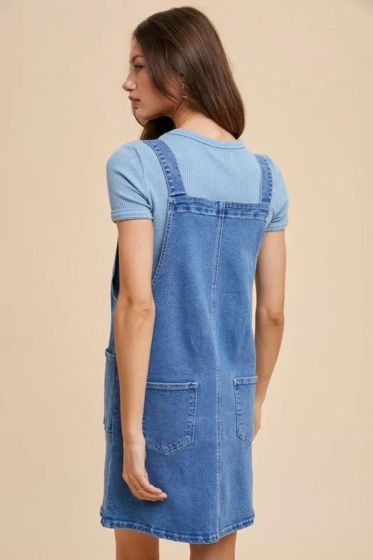 Denim Overall Dress