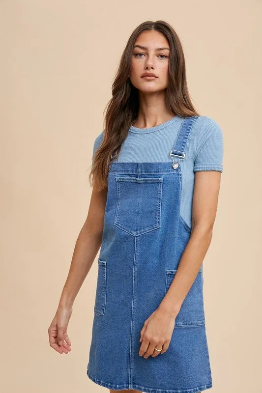 Denim Overall Dress