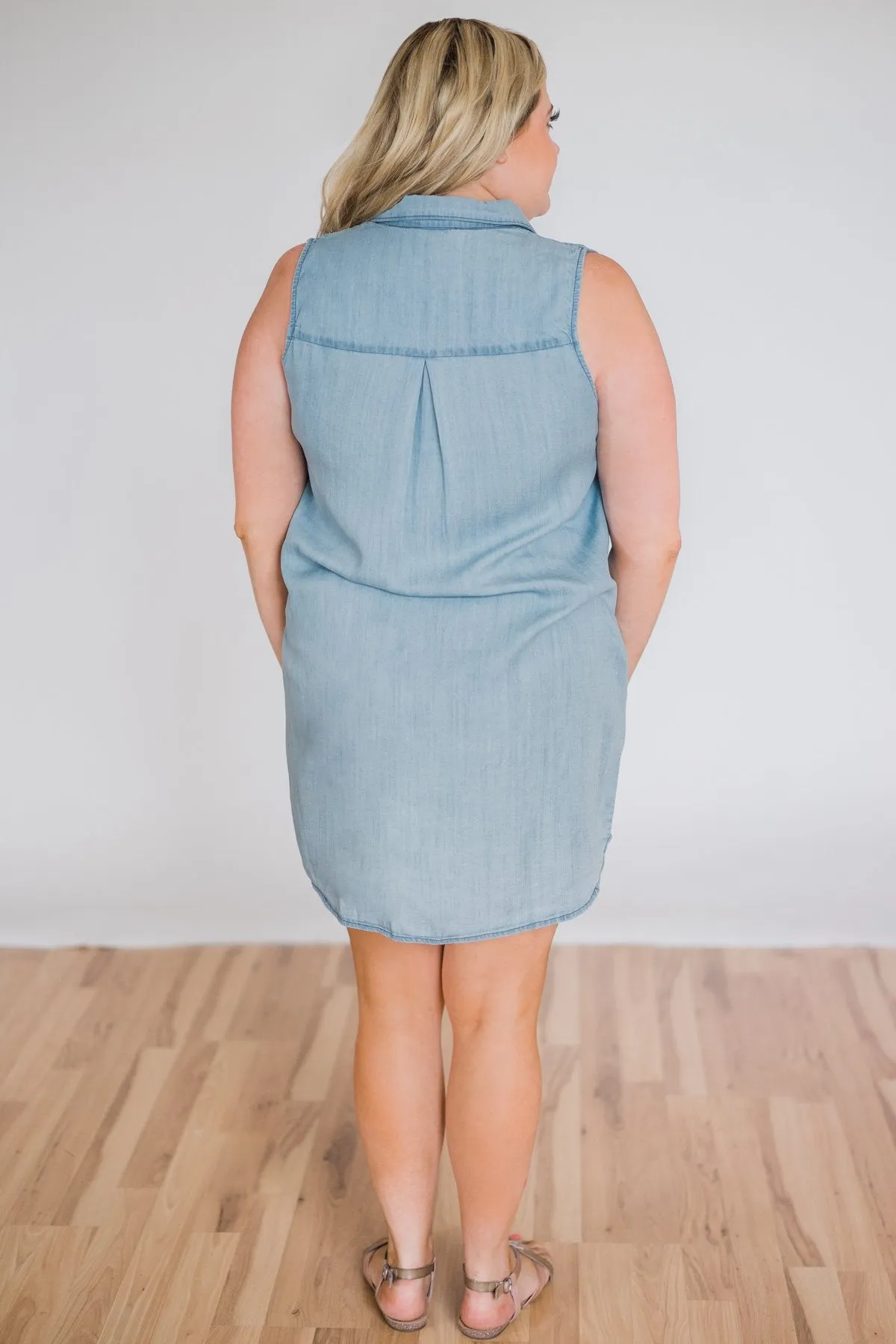 Denim Sleeveless Dress