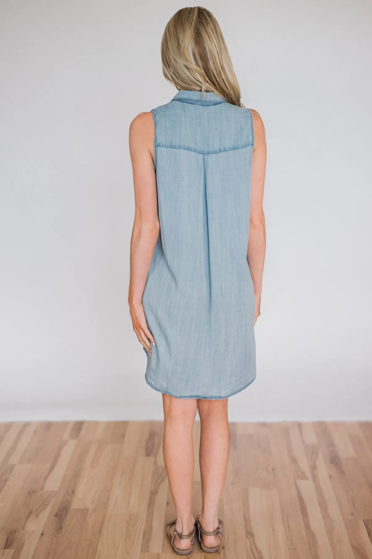 Denim Sleeveless Dress