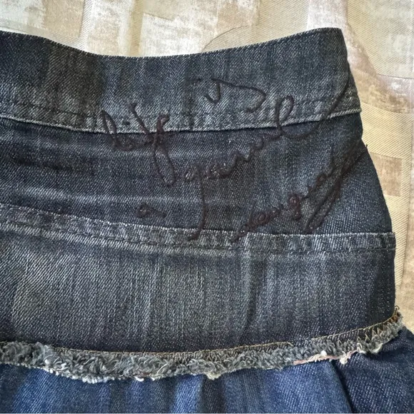 DESIGUAL DENIM PATCHWORK BALLOON SKIRT  size 36 / medium NWT €74