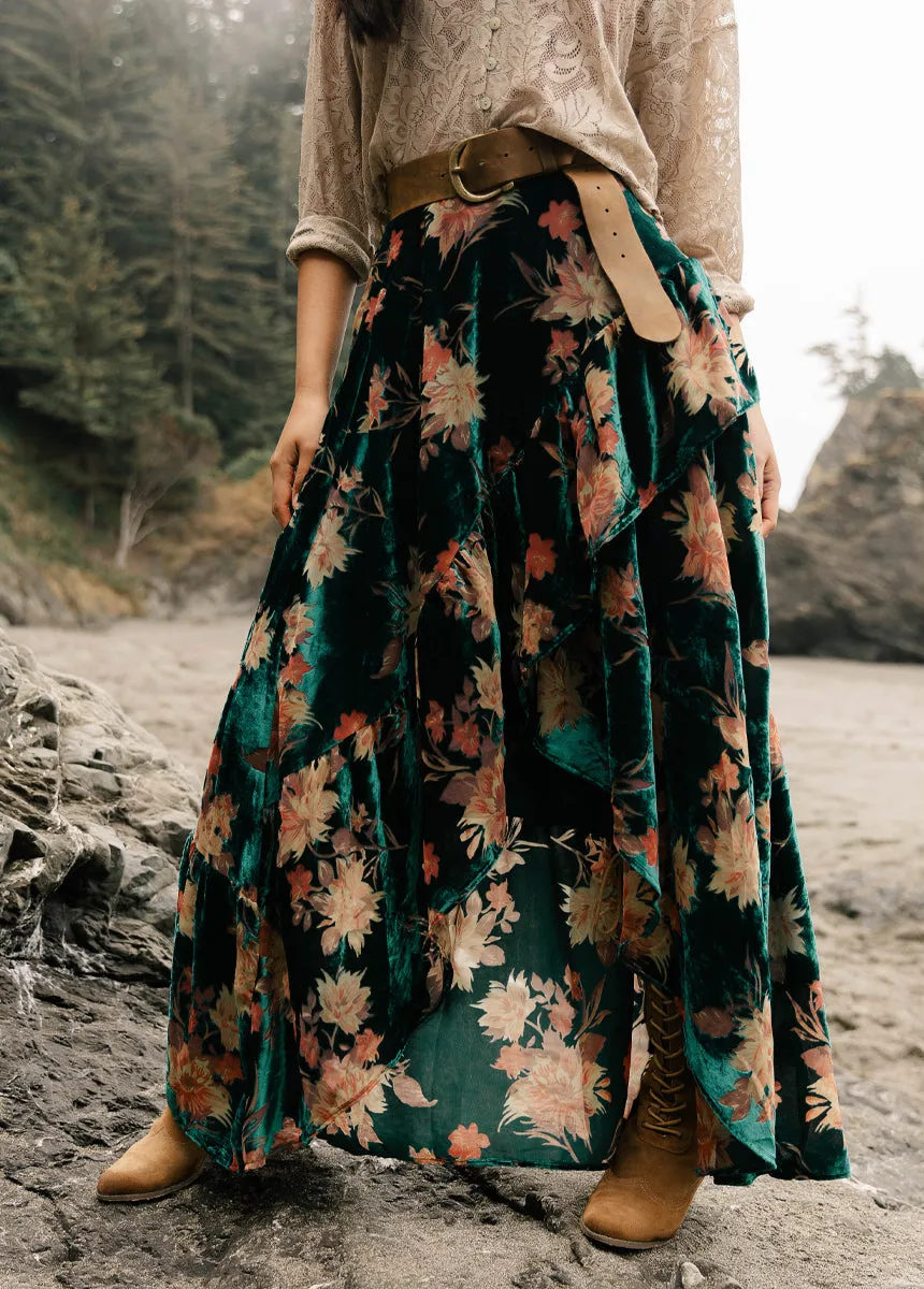 Devina Skirt in Peacock