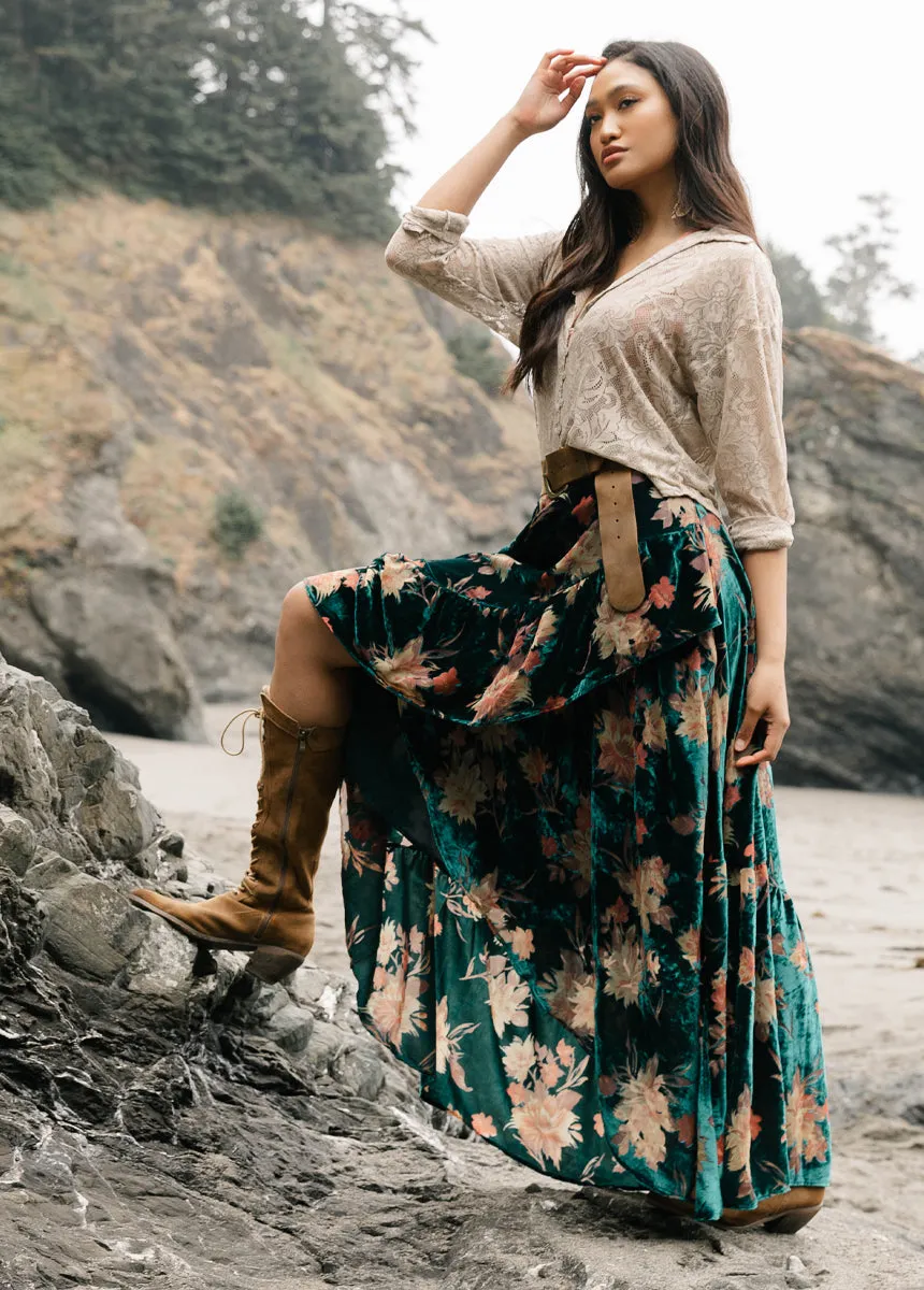 Devina Skirt in Peacock