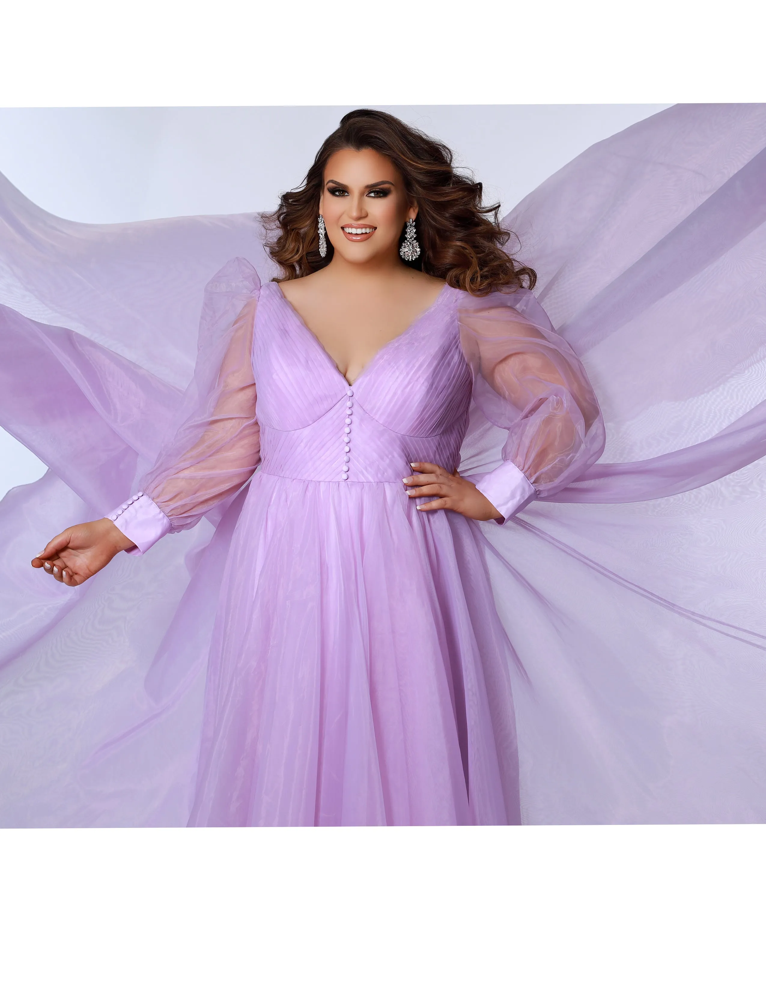 Discontinued Hydraulics Pageant Gown <br> JK2317