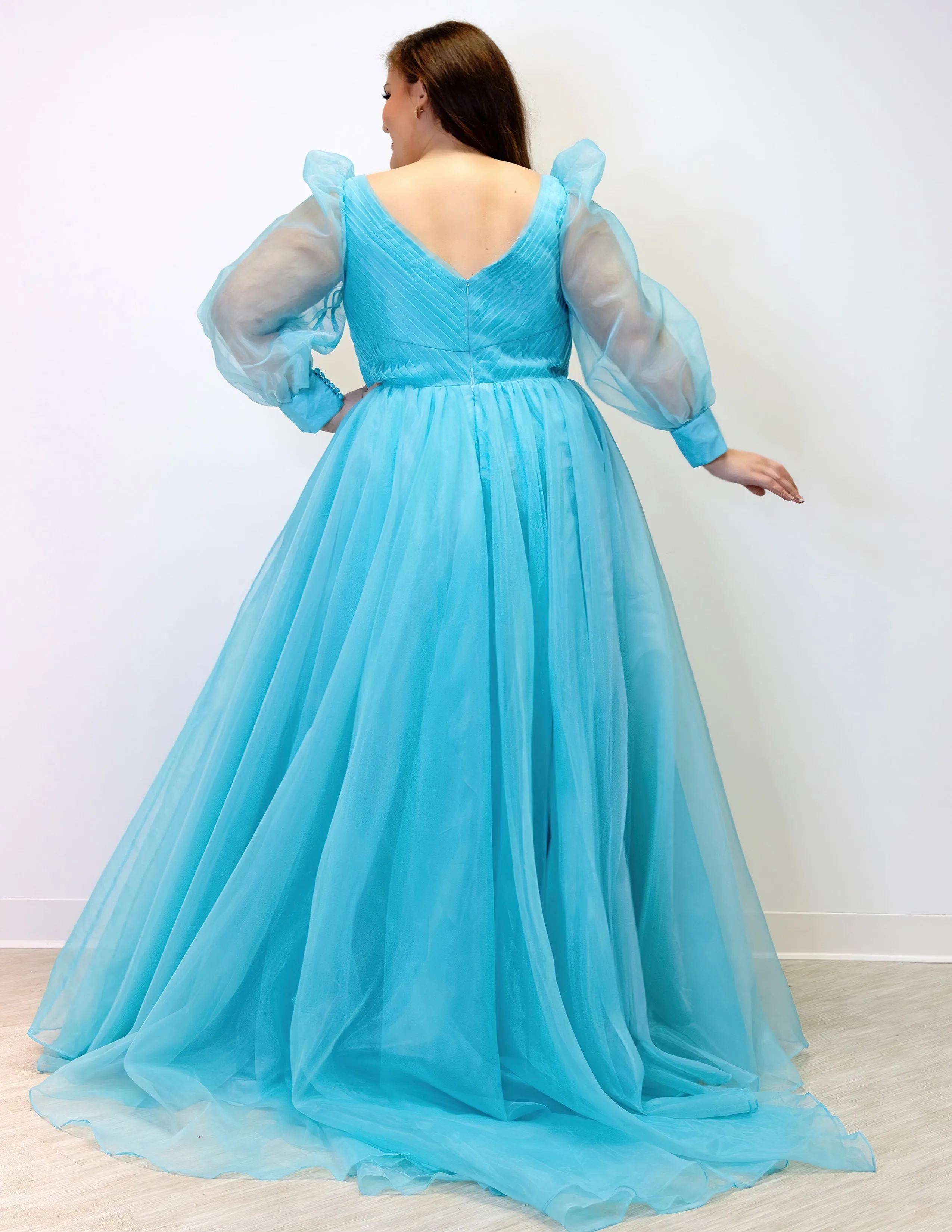Discontinued Hydraulics Pageant Gown <br> JK2317