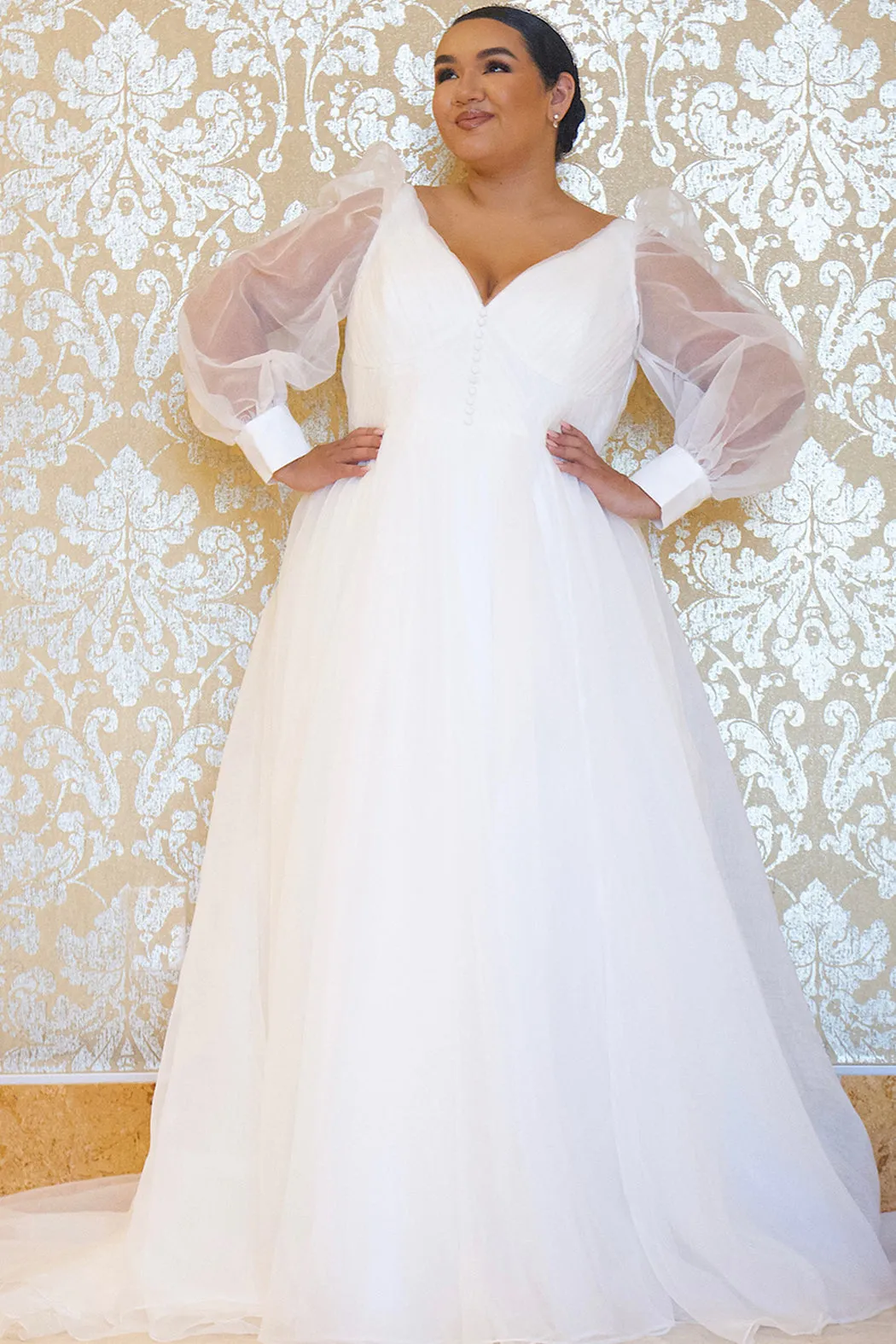 Discontinued Hydraulics Pageant Gown <br> JK2317