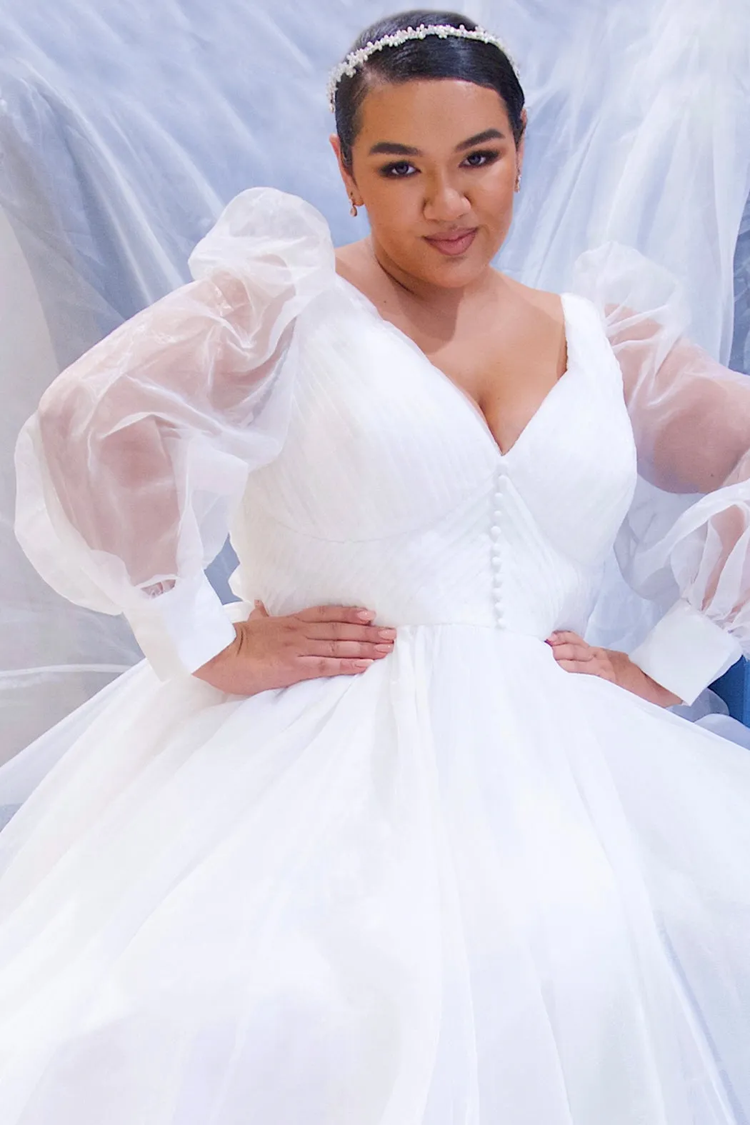 Discontinued Hydraulics Pageant Gown <br> JK2317