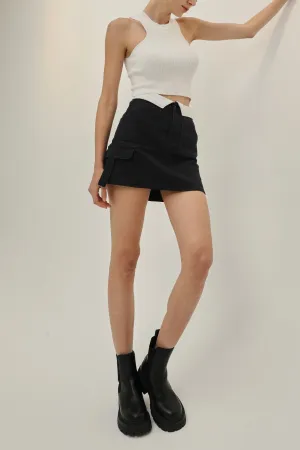 Dusk Denim Mini Skort