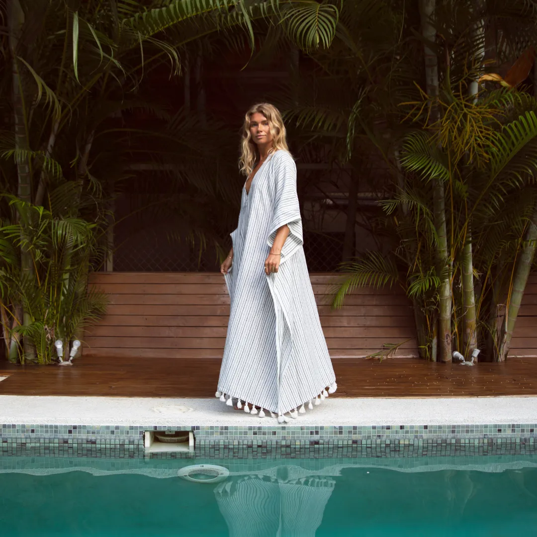 Eco-friendly Striped Palma Kaftan