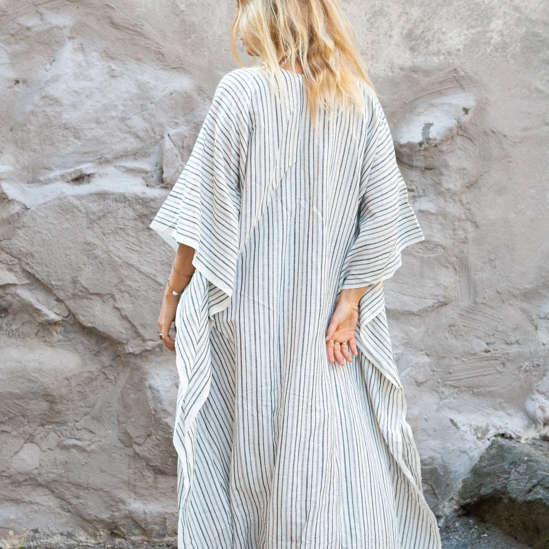 Eco-friendly Striped Palma Kaftan